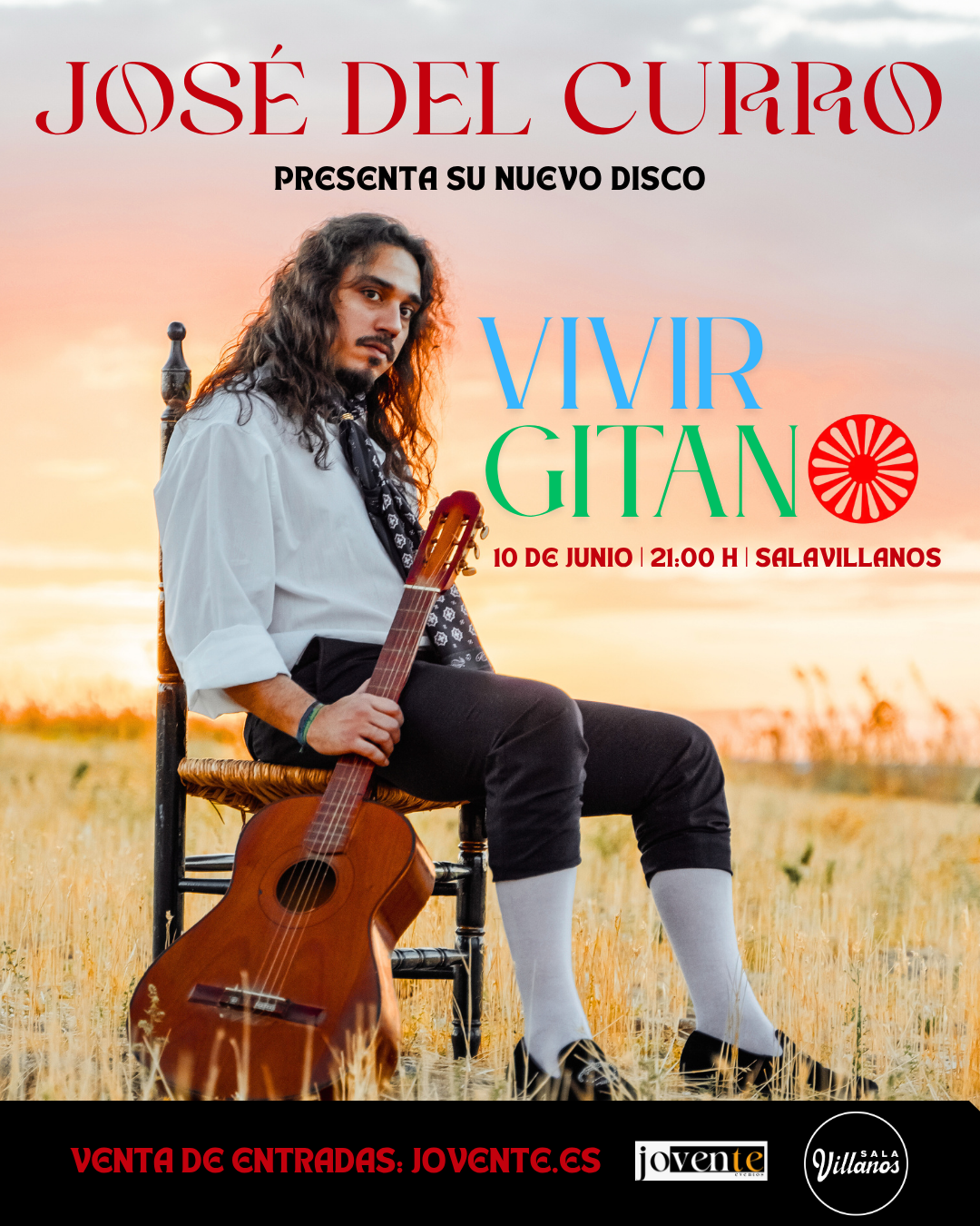 Concierto José del Curro – Presentación Vivir Gitano